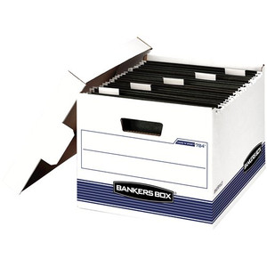 Hang'N'Stor Storage Boxes - LETTER, Carton of 4