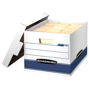 Stor/File Storage Boxes - LETTER/LEGAL, Carton of 12