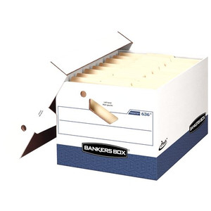 Presto Storage Boxes with Ergo Handles - LETTER/LEGAL, Carton of 12