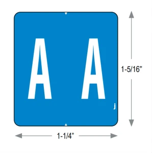 5400 Series Alpha Labels (GBS Match) - Book/Refills