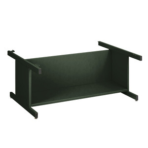 High Flat File Base with Bookshelf
