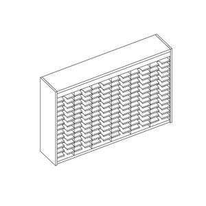 84 Comp. Mailflow Open Back Mail Sorter