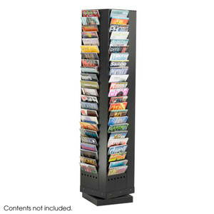 92 Pocket Steel Rotary Magazine Rack