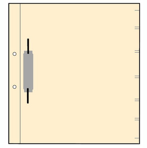 Side Hinge File Divider with Fastener - Letter Size