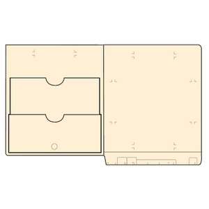 Super Coder File Folders with Double Pocket - Letter Sized