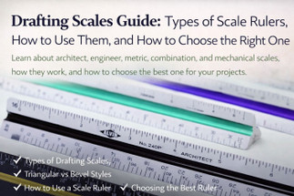 Drafting Scales Guide: Types of Scale Rulers, How to Use Them, and How to Choose the Right One