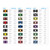 8900 Series End Tab Alpha Labels - Rolls