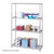 Industrial Wire Shelving - Starter Unit - 48"W x 18"D x 72"H