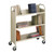 Steel 3-Shelf Single-Sided Book Cart