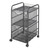 Onyx Mesh File Cart with 2 File Drawers