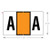 5800 Series End Tab Alpha Labels - Book & Refills