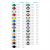 2900 GBS Series Mini End Tab Alpha Labels - Book/Refills