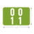 Jeter 4600 Series Double Digit Numeric Labels - Rolls