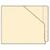 Standard Cut-Away Pocket File Folder - Letter Sized
