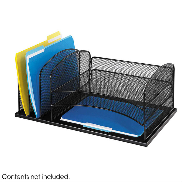 Onyx Desk Organizer 3 Horizontal - 3 Upright