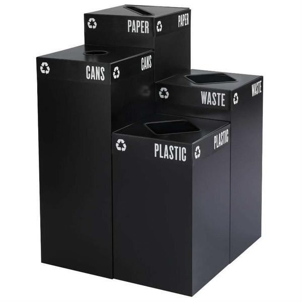 Public Square 31 Gallon Recycling Receptacle
