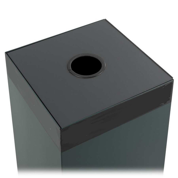 Public Square Receptacle Lid - Round Opening