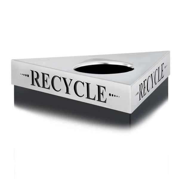 Trifecta Recycling Receptacle - 15 Gallon