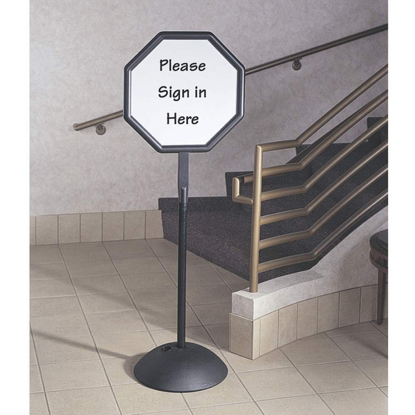 Octoganal Write Way Directional Sign