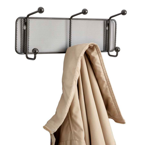 Onyx 3-Hook Mesh Wall Rack