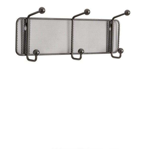 Onyx 3-Hook Mesh Wall Rack