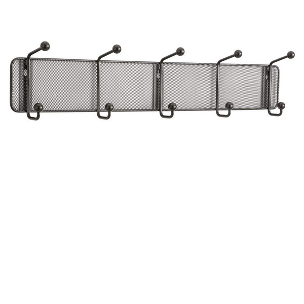 Onyx 5-Hook Mesh Wall Rack