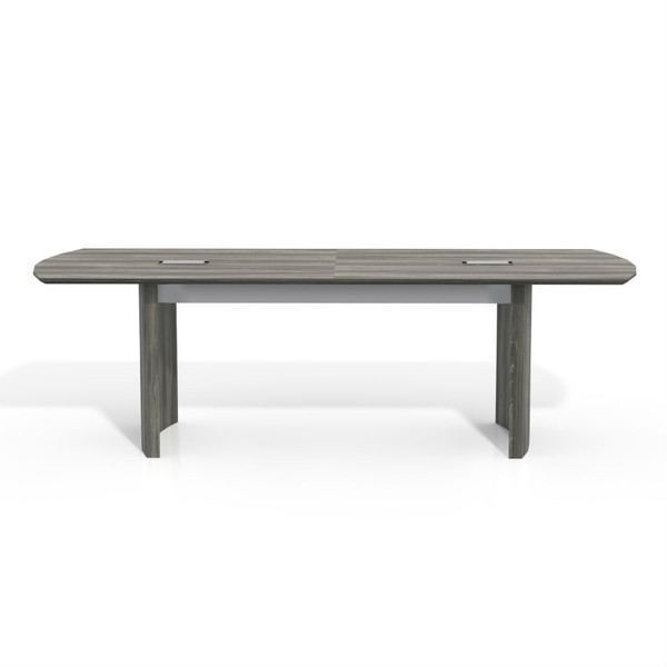 Medina 8' Conference Table in Gray Steel