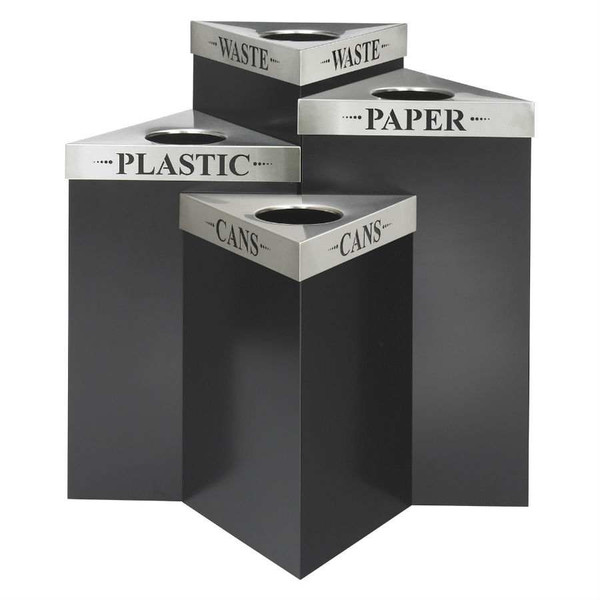 Trifecta Recycling Receptacle - 17 Gallon