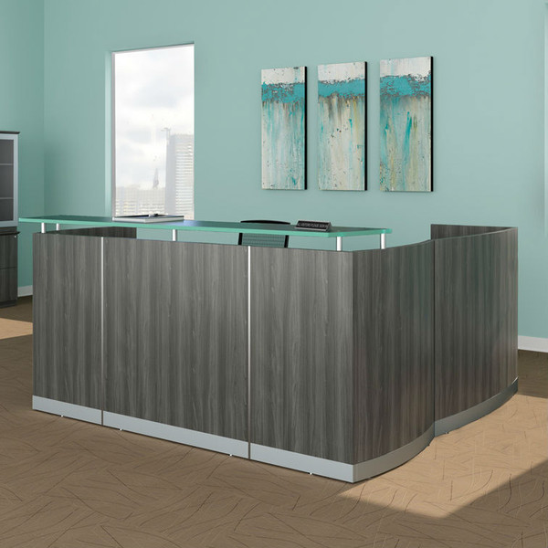 Medina Reception Station in Gray Steel