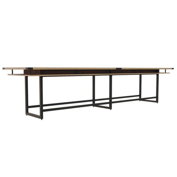 Mirella 16' Standing Height Conference Table in Sand Dune