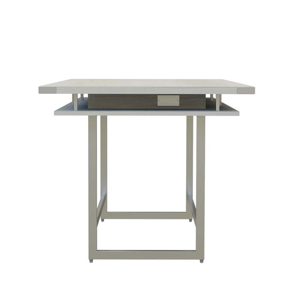 Mirella 8' Standing Height Conference Table in White Ash