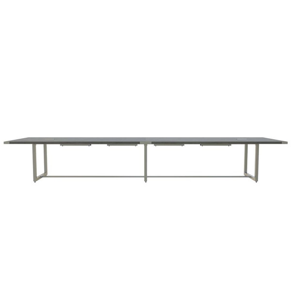 Mirella 16' Conference Table in Stone Gray