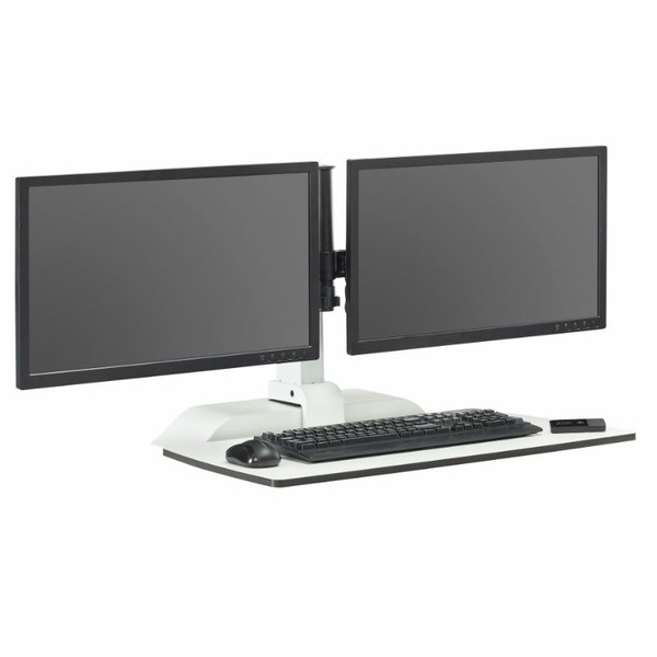 Soar Electric Sit/Stand Desktop - Dual Monitor Arm