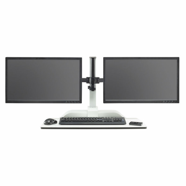Soar Electric Sit/Stand Desktop - Dual Monitor Arm