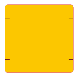 Series 1635 Index Label - Yellow