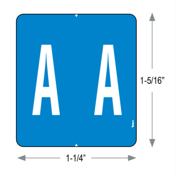 5400 Series Alpha Labels (GBS Match) - Book/Refills