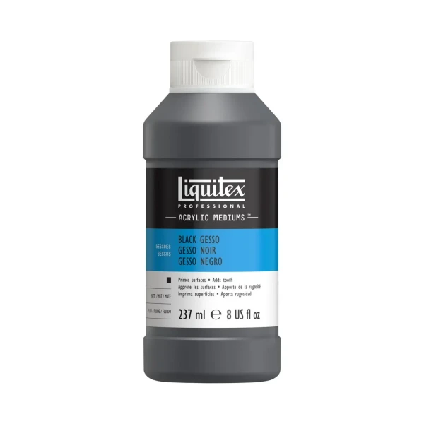 Liquitex Black Gesso - 8 oz