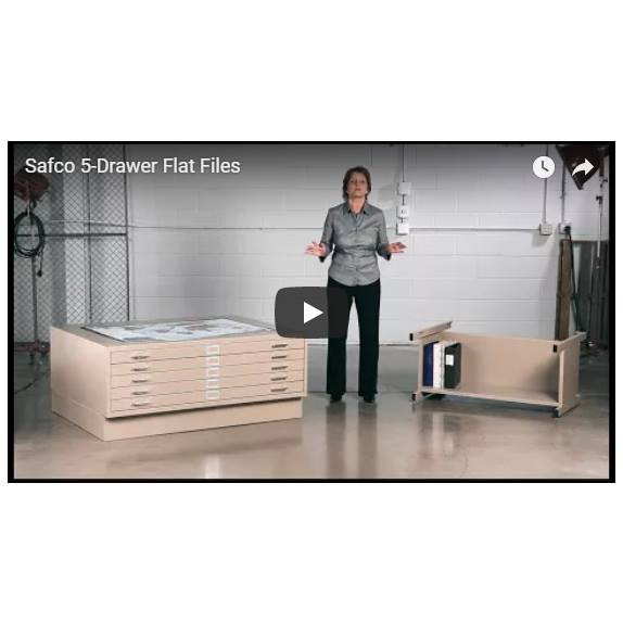 5-Drawer Steel Flat Files