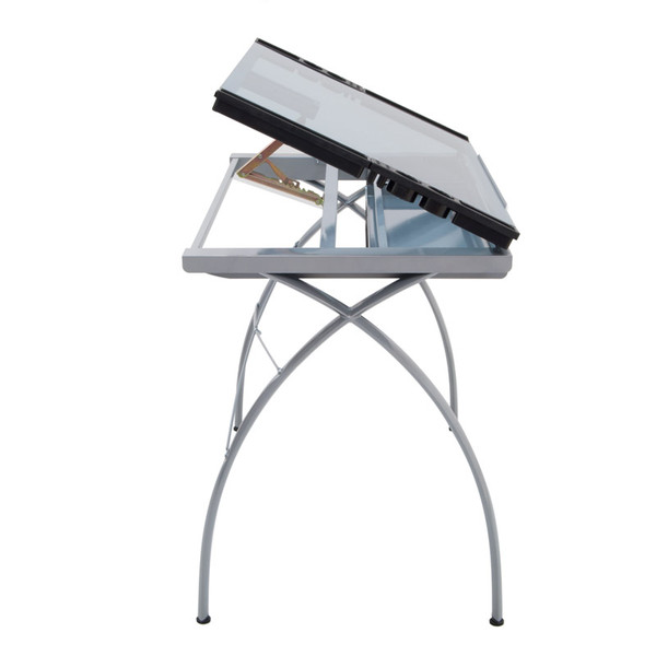 Futura Glass Top Craft Table