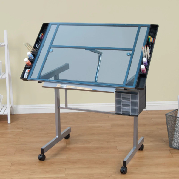 Vision Glass Top Craft Table