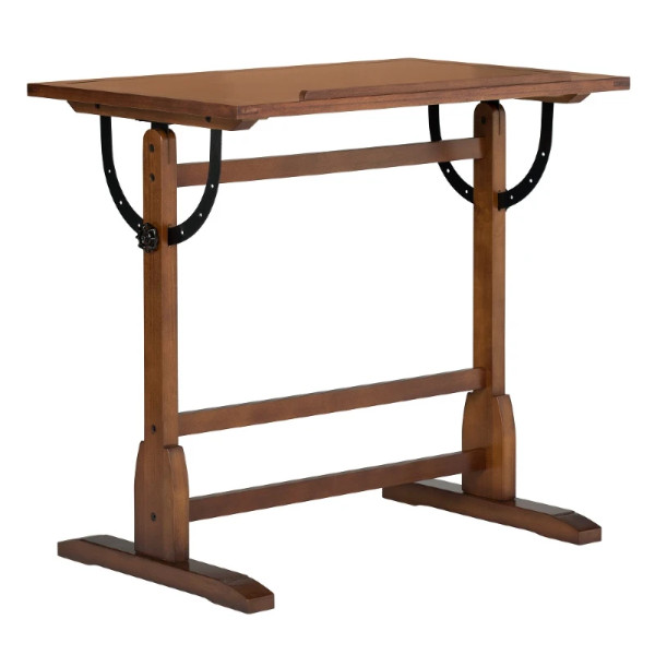 Vintage Wood Drafting Table