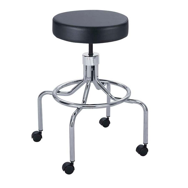 Lab Stool Screw Lift High Base