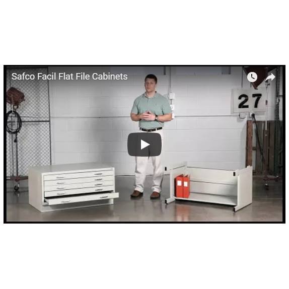 Facil 5-Drawer Light-Duty Flat Files