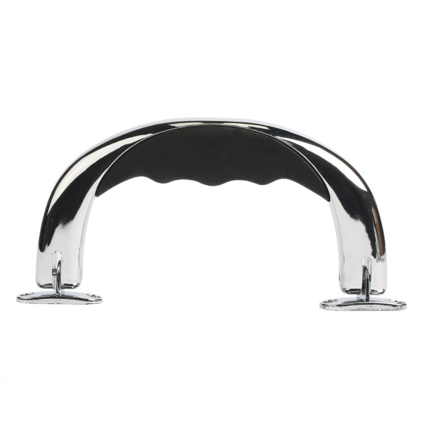 Chrome and Black Plastic Handle