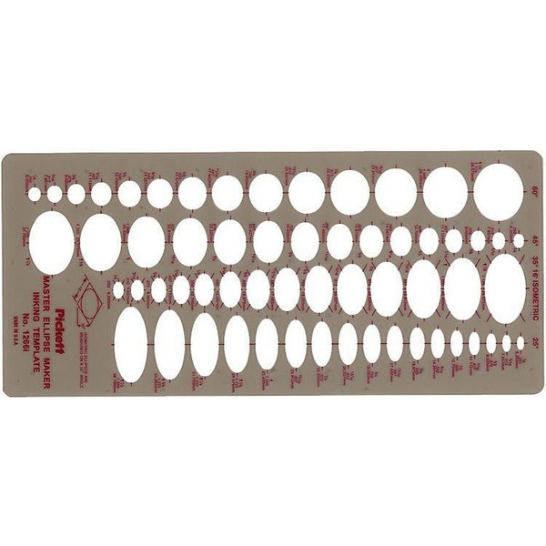 Isometric Ellipse Master Template