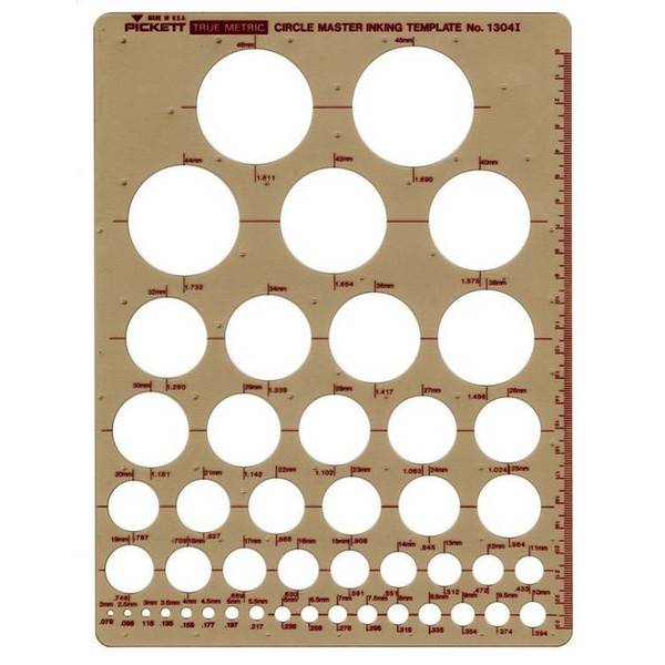 Metric Circle Master Template