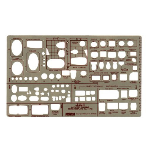 Lavatory Planning Template