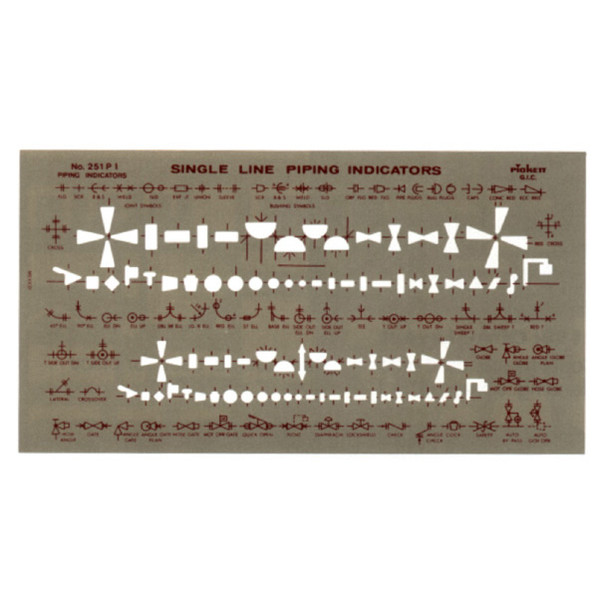Schematic Piping Indicator Template