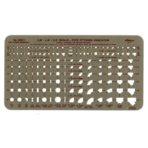 Pipe Fitting Indicator Template