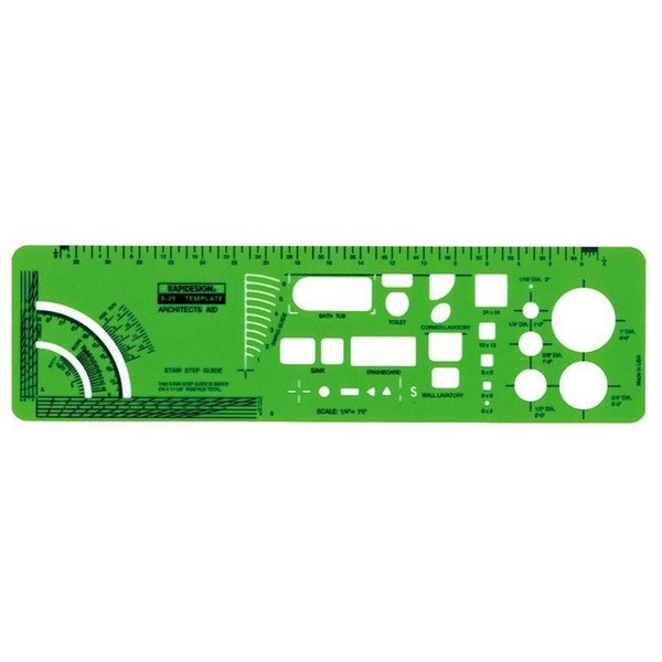 1/4" Scale Architectural Aid Template